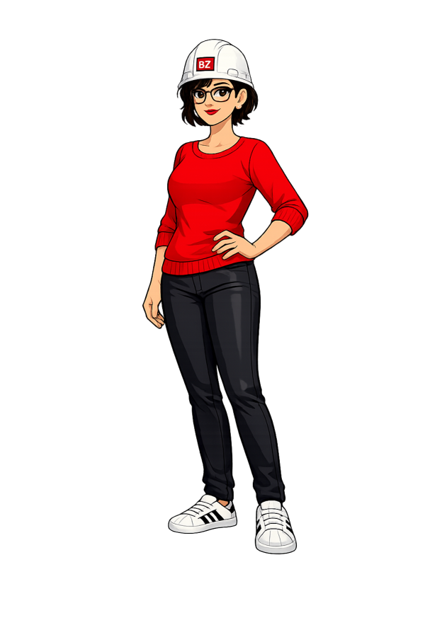 Mujer profesional en el sector construcción
